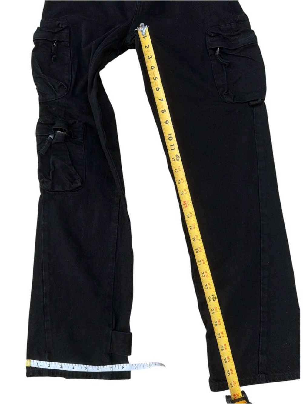 Pistola Black Cargo Jogger Women’s Pants Denim Size 26 - Picture 6 of 10